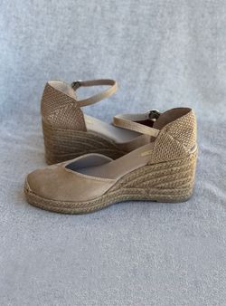 Alpargata de cuña beige