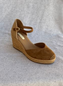 Alpargata de cuña cámel