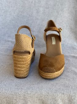 Alpargata de cuña cámel