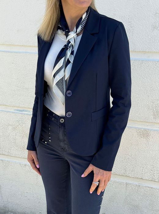 Americana básica azul marino