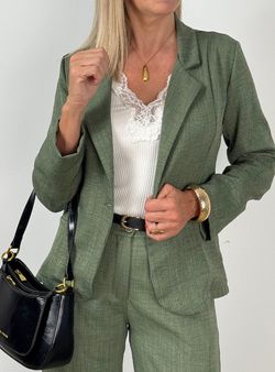 Americana texturizada beige