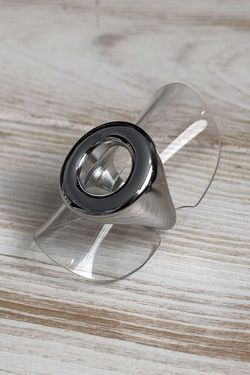 Anillo acero redondo silver