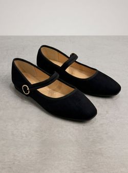 Bailarinas Mary Jane negro