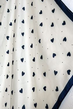 Bandana corazones crudo-marino