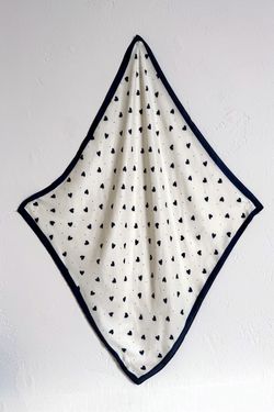 Bandana corazones crudo-marino