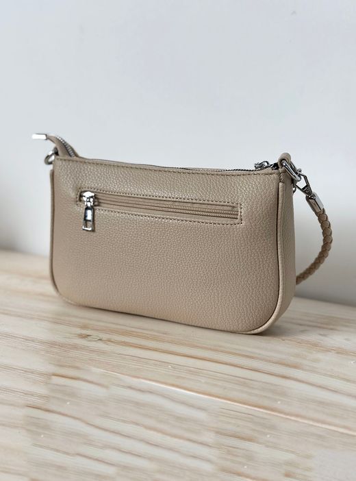 Bandolera Buterfly beige