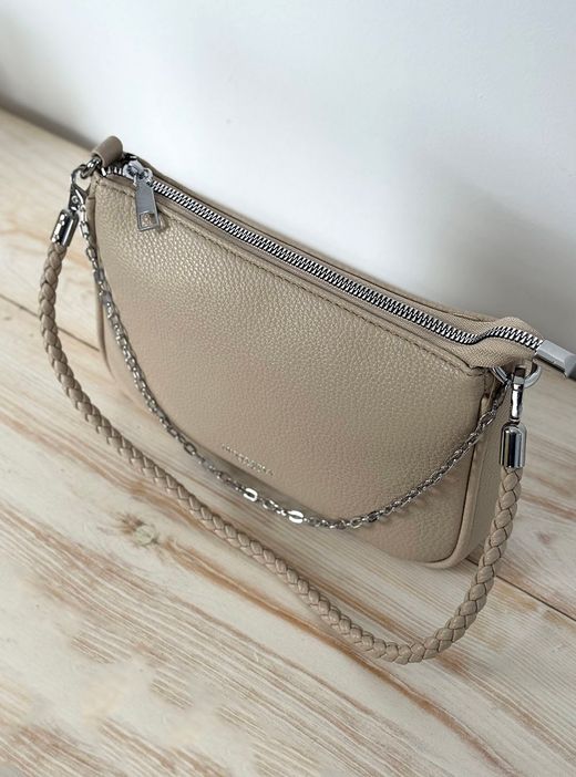 Bandolera Buterfly beige