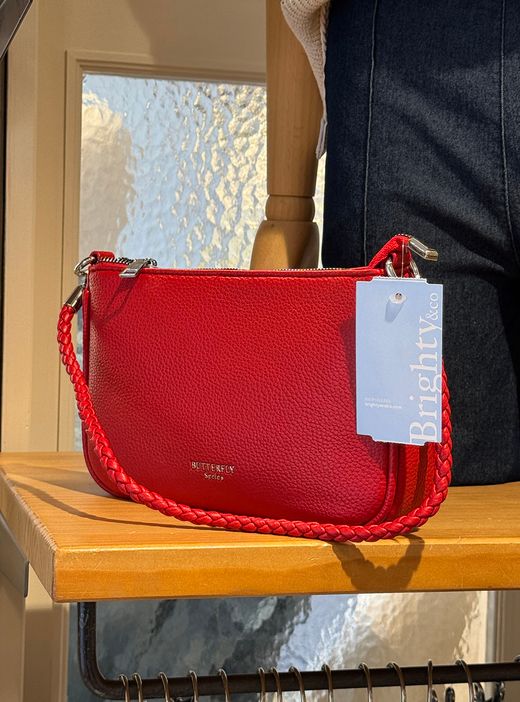 Bandolera Buterfly roja