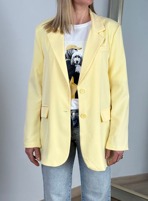 Blazer oversize amarilla