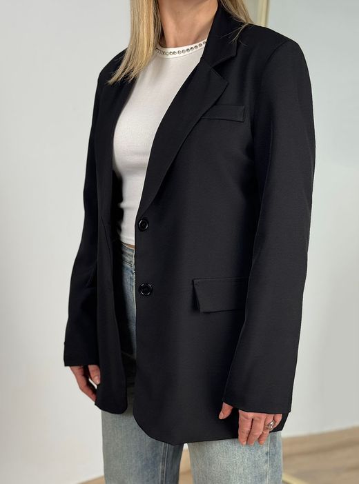 Blazer oversize negra