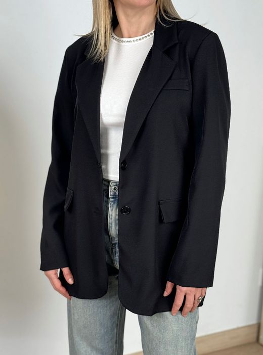 Blazer oversize negra