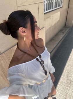Blusa-vestido Antibes blanca
