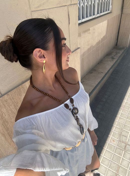 Blusa-vestido Antibes blanca