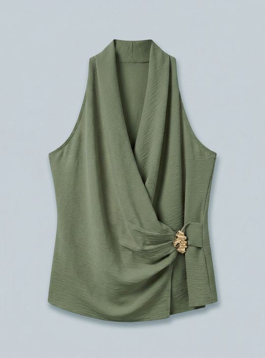 Blusa Bahía verde kaki