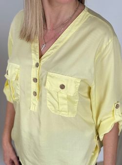 Blusa fluída Bruna amarillo