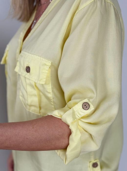 Blusa fluída Bruna amarillo
