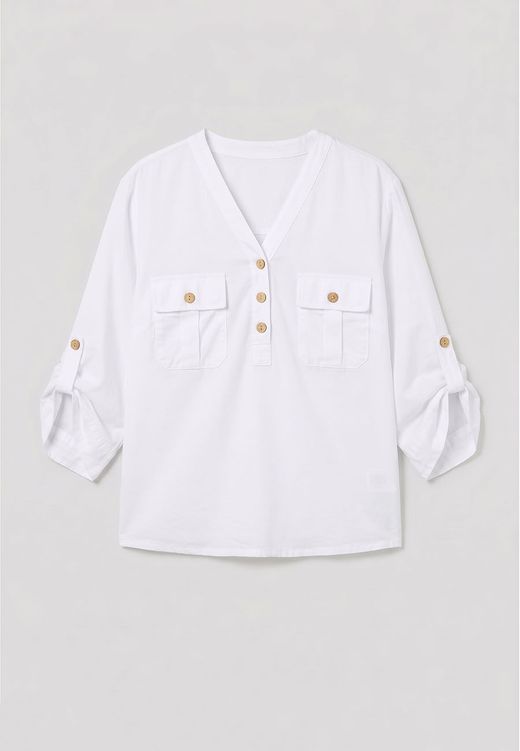 Blusa fluída Bruna blanca