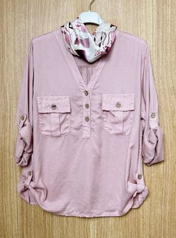Blusa fluída Bruna rosa