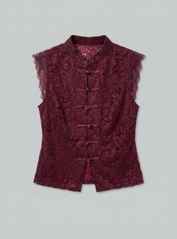 Blusa Japonesa Burdeos