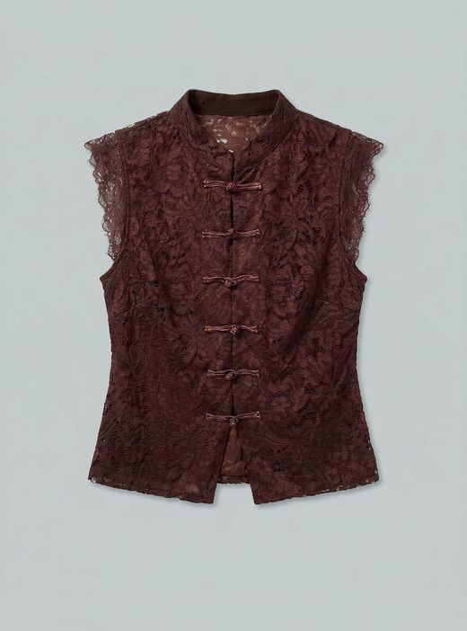 Blusa Japonesa Marrón