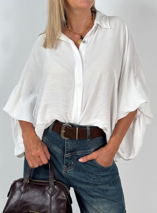 Blusa Oversize Blanca