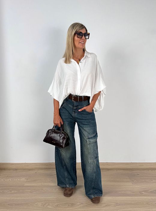 Blusa Oversize Blanca