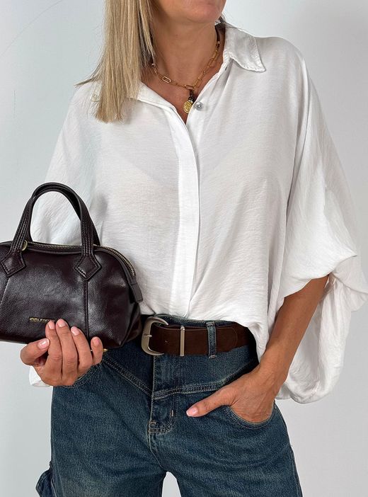 Blusa Oversize Blanca