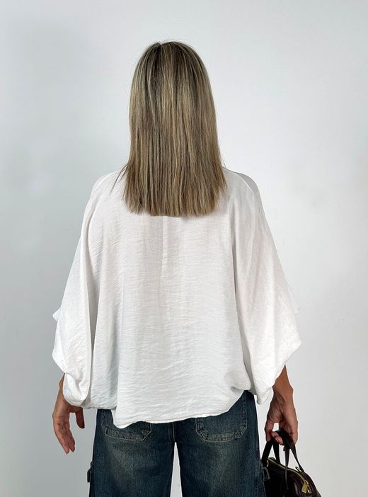 Blusa Oversize Blanca