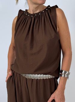 Blusa Subur marrón