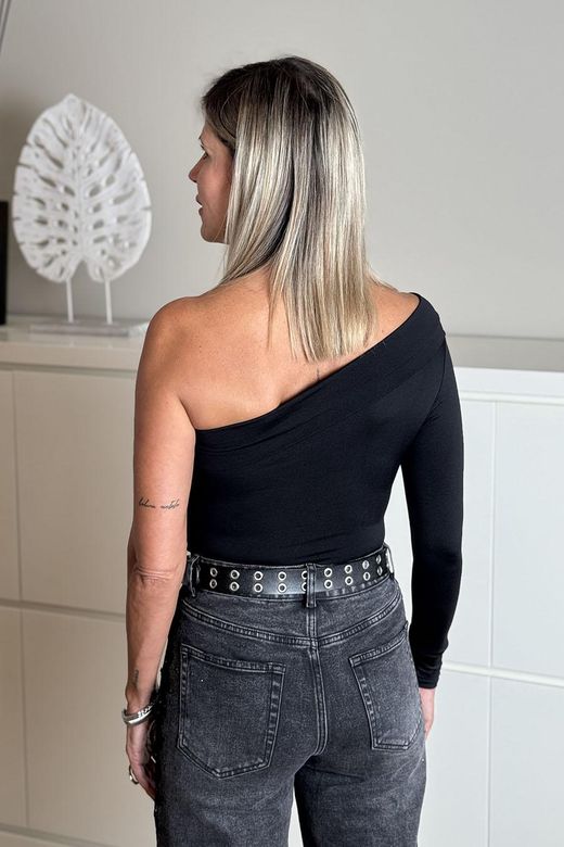 Body asimétrico negro