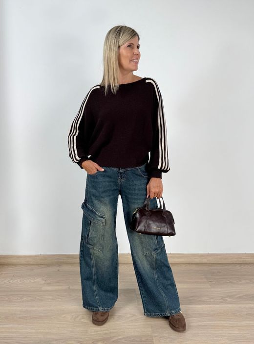 Bolso de Mano Regina Marrón