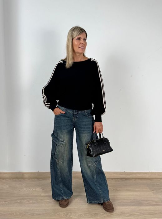 Bolso de Mano Regina Negro