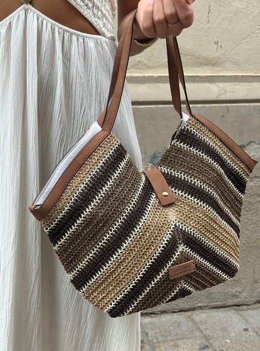 Bolso rafia Shopper