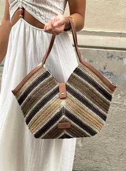 Bolso rafia Shopper