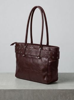 Bolso Tote Rocker Marrón Chocolate