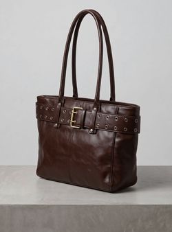 Bolso Tote Rocker Marrón Chocolate