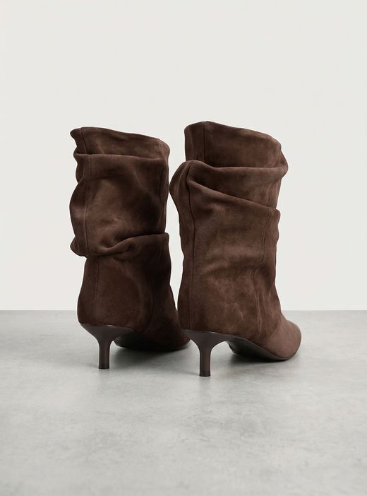 Botines Slouchy Marrón Chocolate