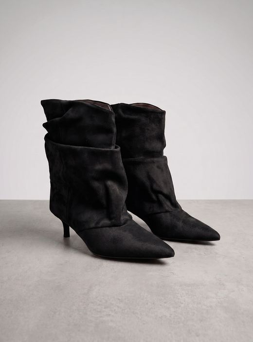 Botines Slouchy Negro