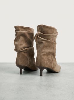 Botines Slouchy Taupe