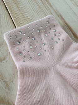 Calcetín brillantes rosa