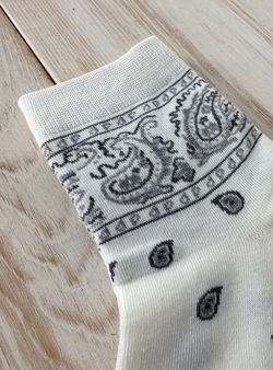 Calcetín cachemir blanco