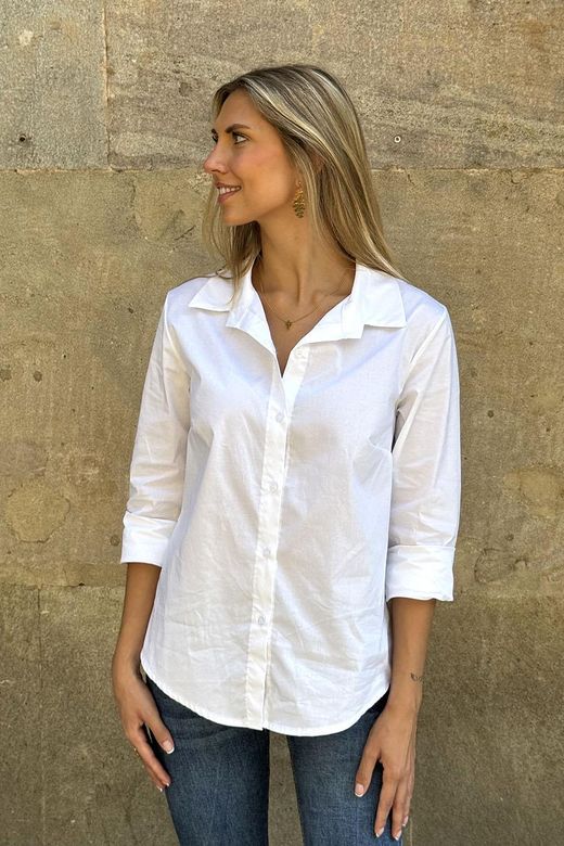 Camisa básica blanca