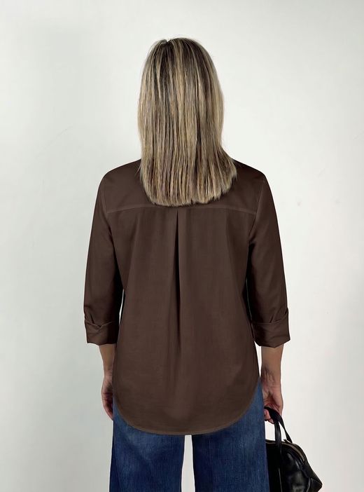 Camisa Japonesa Marrón