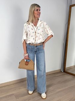 Camisa Teckel marfil