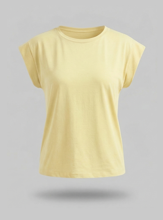 Camiseta básica amarilla