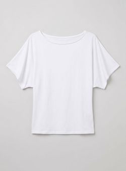 Camiseta Básica Fluida Blanca