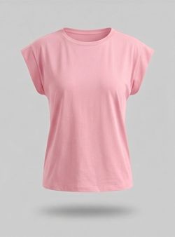 Camiseta básica rosa