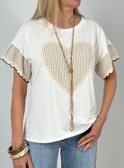 Camiseta Boadella blanco-beige
