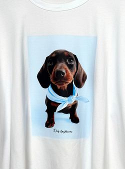 Camiseta Dog Fashion blanca