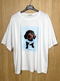 Camiseta Dog Fashion blanca
